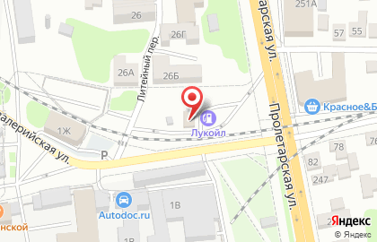АЗС Лукойл в Тамбове на карте