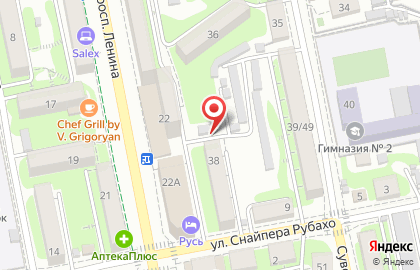 Кафе Северянка на проспекте Ленина на карте