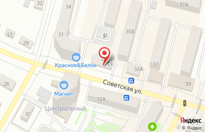 Магазин бытовой техники Техно на Советской улице на карте