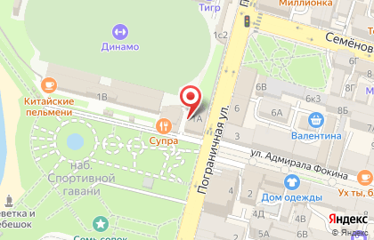 Шоколадница на улице Адмирала Фокина на карте