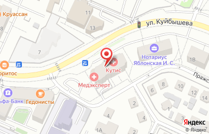 Авиакасса в Калининграде на карте