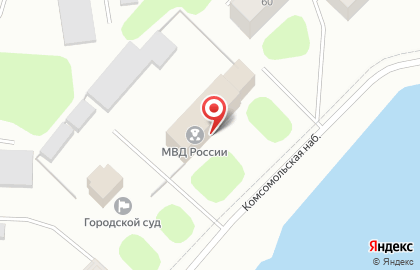 Отдел МВД России по г. Мончегорску на Комсомольской на карте