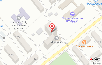 Школа танцев Импульс, школа танцев на улице Фрунзе на карте