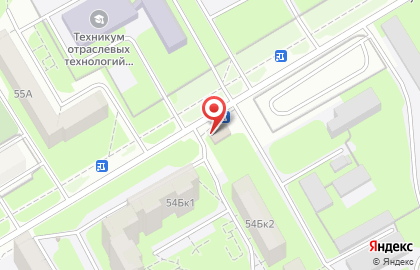 Продовольственный магазин на улице Любови Шевцовой на карте