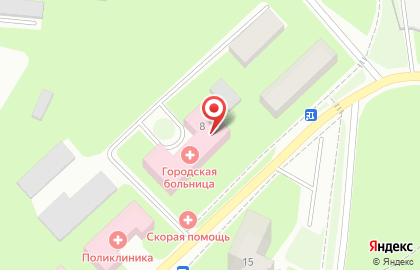 Ивангородская городская больница на карте