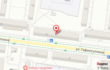 Химчистка Mr.Milano на улице Гафиатуллина на карте