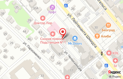 Электромонтажная компания Электрик Новороссийск на улице Лейтенанта Шмидта на карте