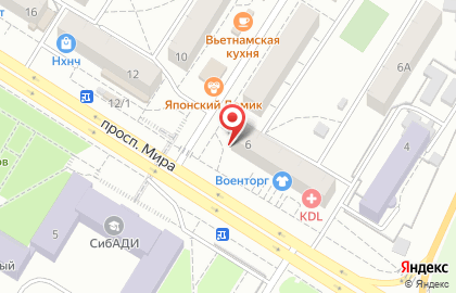 Салон-магазин Флора Маркет в Советском районе на карте