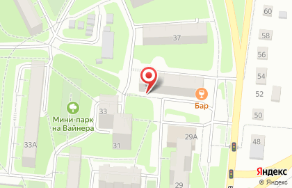 Банкомат УБРиР на улице Вайнера, 35 в Первоуральске на карте