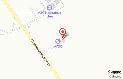 АГЗС на Санчелеевском шоссе, 1 на карте