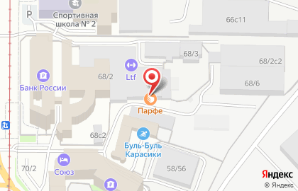 Служба доставки суши и лапши ВОК Суши Море на Комсомольском проспекте на карте