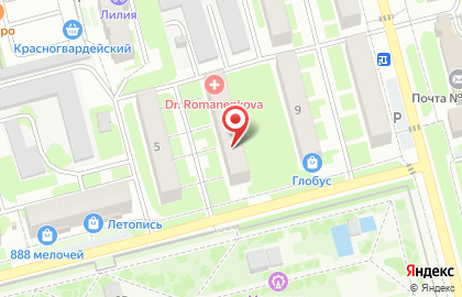 Ангел на Парковой улице на карте