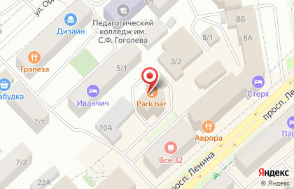 YDC на проспекте Ленина на карте