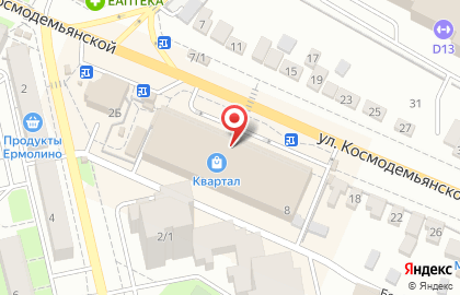 Компания Tiande на улице З.Космодемьянской на карте