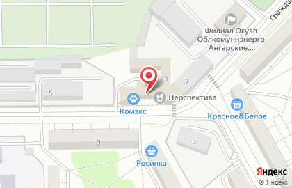 Центр в Ангарске на карте