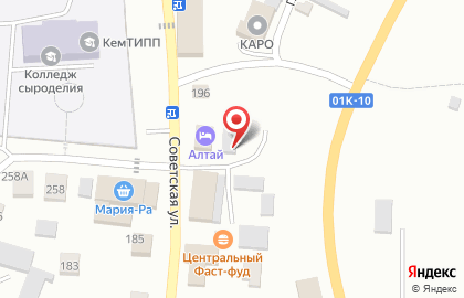 Торговая компания Альтаир на Советской улице на карте