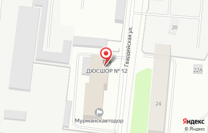 ДЮСШОР №12 по художественной гимнастике на карте