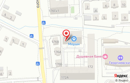 Продуктовый магазин в Калининграде на карте