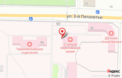 Банкомат СберБанк на улице 3-й Пятилетки в Новодвинске на карте