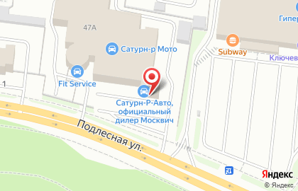 Группа компаний Сатурн-р-авто в Дзержинском районе на карте