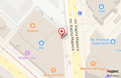 Фирменный салон матрасов и кроватей Райтон на площади Карла Маркса на карте