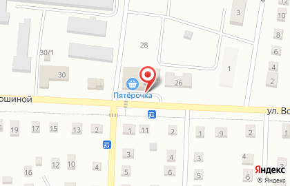 Универсам Пятерочка в Кемерово на карте