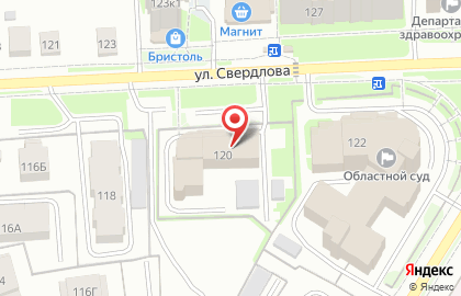 Участковая избирательная комиссия №216 на улице Свердлова на карте