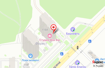 Кирпичев на улице Амундсена на карте