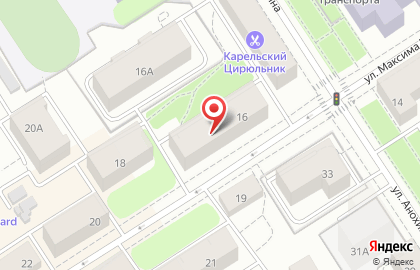 Республиканский наркологический диспансер на улице Максима Горького на карте
