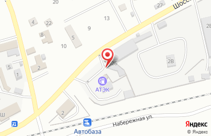 Автомойка Три кита на Шоссейной улице на карте