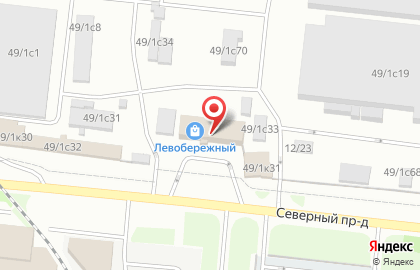 Торговый город Левобережный на карте