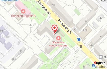 Сеть супермаркетов Магнит в Ворошиловском районе на карте