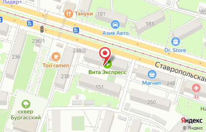 Салон Оптика Сухаревская на Ставропольской улице на карте