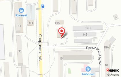 Телекоммуникационная компания Рокотел на Спортивной улице на карте