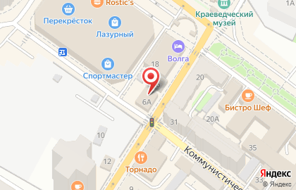 Старая башня на улице Максима Горького на карте