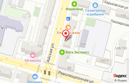 Автомат по продаже кофе beanetto в Советском районе на карте