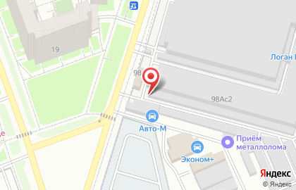 Гаражный кооператив Вираж на карте