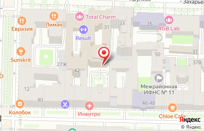 Компания Оптима Синергидом на Захарьевской улице на карте