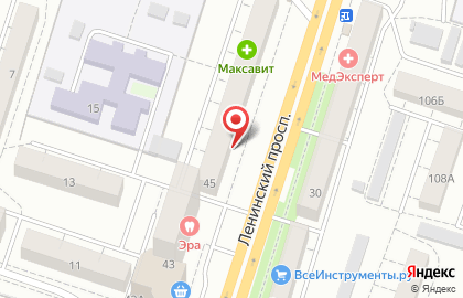 Магазин пива Разливной Рай на Ленинском проспекте, 45 на карте