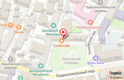 Русь в Хитровском переулке на карте