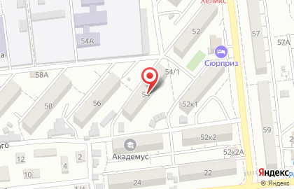 Продукты, магазин на улице Дубровинского на карте