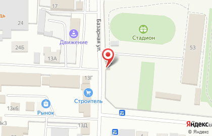 Компания приема цветного и черного лома металлов Хакасская торгово-промышленная компания на Базарной улице на карте
