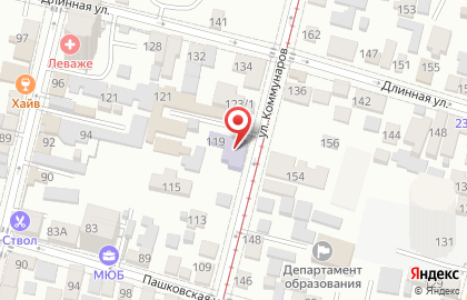 Восток-Запад на улице Коммунаров на карте