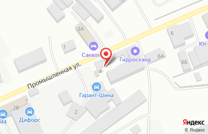Торгово-сервисный центр Автомобилист-3 на Промышленной улице на карте