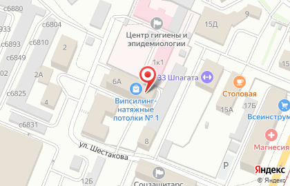 Рекламное агентство Индор Партнёр на улице Шестакова на карте