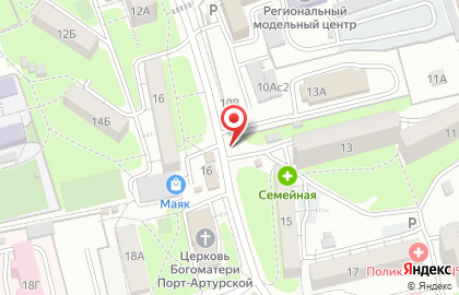 Магазин овощей и фруктов Дальфрукт в Первореченском районе на карте