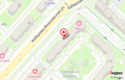 Служба доставки еды Farfor на Каберова-Власьевской улице на карте