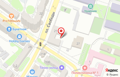 Общежитие в Энгельсе на карте
