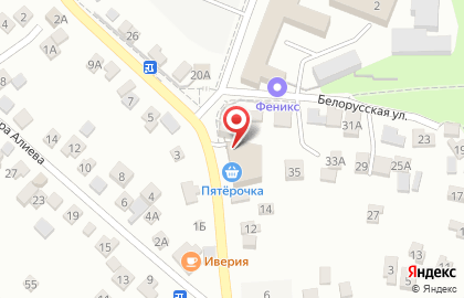 Супермаркет Пятерочка на улице Жмакина на карте
