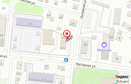 Торговая компания Техномаркет на Нагорной улице на карте